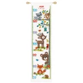 Image of Vervaco Forest Animals Height Chart Cross Stitch Kit