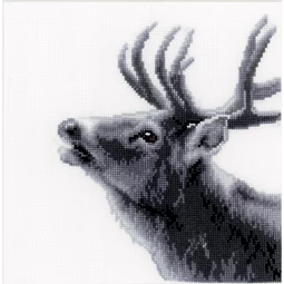 Vervaco Roaring Deer Cross Stitch Kit