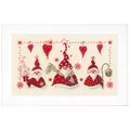 Image of Vervaco Cheerful Santas Christmas Cross Stitch Kit