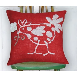 Anette Eriksson Red Hen Value Cushion Front Cross Stitch Kit