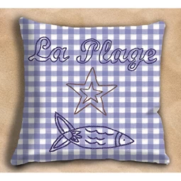 Anette Eriksson La Plage Premium Cushion Kit Embroidery
