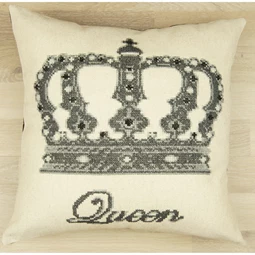 Anette Eriksson Queen Value Cushion Front Cross Stitch Kit