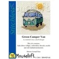 Image of Mouseloft Green Camper Van Cross Stitch Kit
