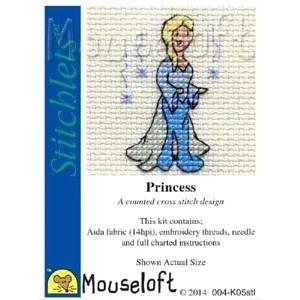 Image 1 of Mouseloft Princess Cross Stitch Kit
