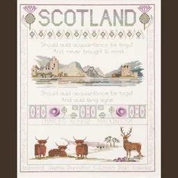 Derwentwater Designs Scotland Cross Stitch Kit