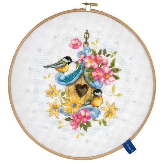 Image 1 of Vervaco Our Bird House Cross Stitch Kit