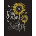 Image of Design Works Crafts Sunshine Chalkboard Cross Stitch Kit