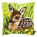 Image of Vervaco Little Deer Cushion Cross Stitch Kit