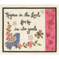 Image of Janlynn Rejoice in the Lord Cross Stitch Kit