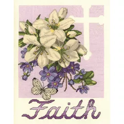 Janlynn Faith Cross Stitch Kit