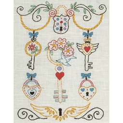 Anchor Keys Wedding Sampler Embroidery Kit