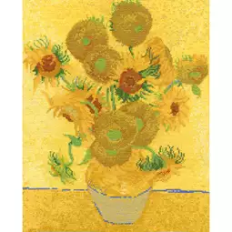 DMC Van Gogh - Sunflowers Cross Stitch Kit