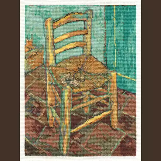 Image 1 of DMC Van Gogh's Chair Cross Stitch Kit