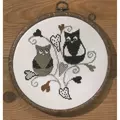 Image of Permin Love Owls Cross Stitch Kit