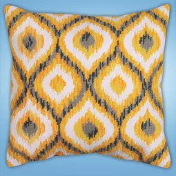 Design Works Crafts Yellow Ikat Tapestry Kit