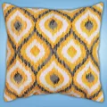 Image of Design Works Crafts Yellow Ikat Tapestry Kit