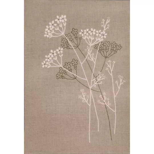 Image 1 of Design Works Crafts Queen Anne's Lace Embroidery Kit