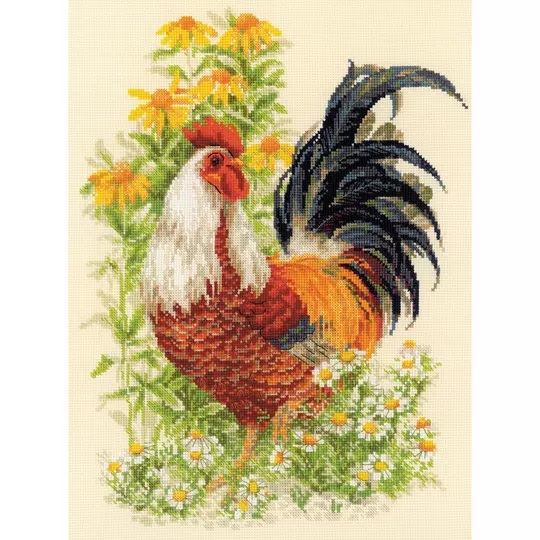Image 1 of RIOLIS Rooster Cross Stitch Kit