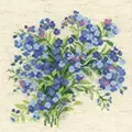 Image of RIOLIS Forget Me Nots Cross Stitch Kit