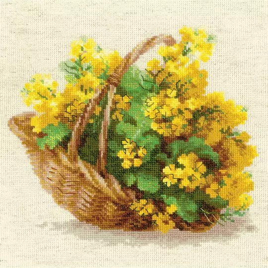 Image 1 of RIOLIS Yellow Rapeseed Cross Stitch Kit