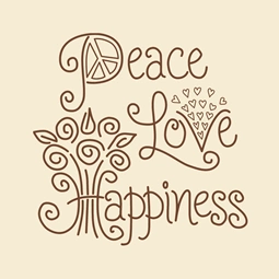 Janlynn Peace Love Happiness Embroidery Kit