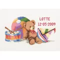 Image of Pako Nursery Toys Sampler Birth Sampler Cross Stitch Kit