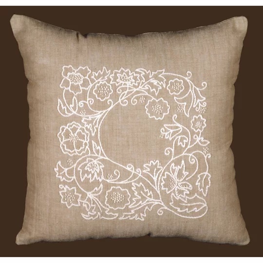 Image 1 of Design Works Crafts Romance Vines Pillow Embroidery Kit