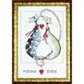 Image of Design Works Crafts Purrfect Together Cross Stitch Kit