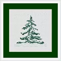 Image of Luca-S Christmas Tree Mini Kit Cross Stitch