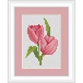 Image of Luca-S Tulips Mini Kit Cross Stitch