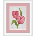 Image of Luca-S Tulips Mini Cross Stitch Kit