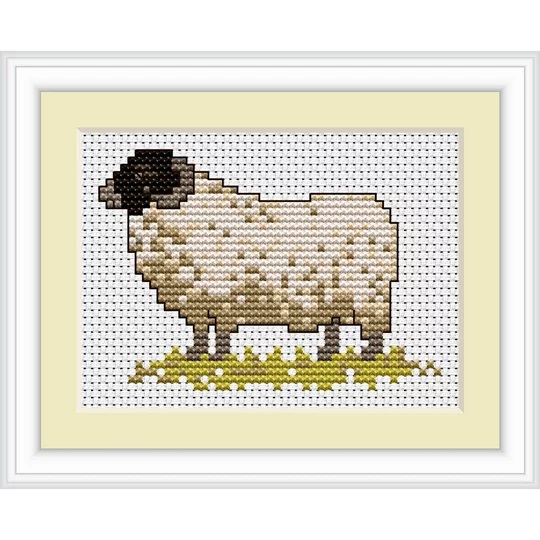 Image 1 of Luca-S Sheep Mini Kit Cross Stitch