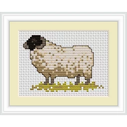 Luca-S Sheep Mini Kit Cross Stitch