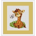 Image of Luca-S Baby Giraffe Mini Kit Cross Stitch