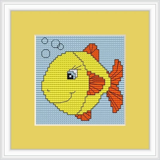 Image 1 of Luca-S Fish Cross Stitch Kit