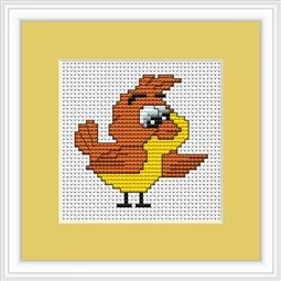 Luca-S Chick Mini Cross Stitch Kit