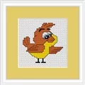 Image of Luca-S Chick Mini Cross Stitch Kit