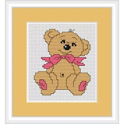 Luca-S Baby Bear Mini Kit Cross Stitch