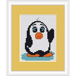 Luca-S Penguin Mini Kit Cross Stitch