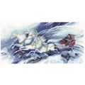 Image of RIOLIS Magical Sleigh Ride Christmas Cross Stitch Kit