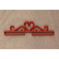 Image of Permin Red Heart Bellpull 50cm