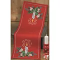 Image of Permin Candlelight Runner Christmas Cross Stitch Kit