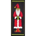 Image of Bobbie G Designs Buttoned Up Santa Christmas Cross Stitch Kit