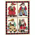 Image of Bobbie G Designs Scrap Book Santa Christmas Cross Stitch Kit