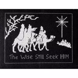 Bobbie G Designs The Wise Still Seek Him Christmas Cross Stitch Kit