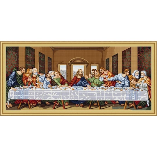 Image 1 of Luca-S The Last Supper Cross Stitch Kit