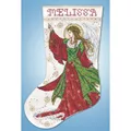Image of Design Works Crafts Angel of Joy Stocking Christmas Cross Stitch Kit