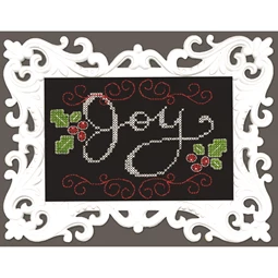 Design Works Crafts Joy Chalkboard Christmas Cross Stitch Kit