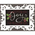 Image of Design Works Crafts Joy Chalkboard Christmas Cross Stitch Kit