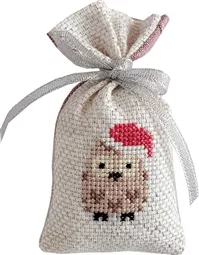 Luca-S Owl Bag Christmas Cross Stitch Kit